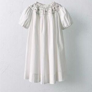 Zara Elegant White Kids Dress